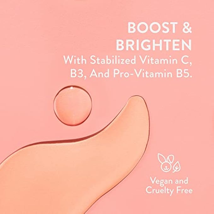 native BRIGHTENING FACIAL SERUM CONTAINS NATURALLY DERIVED INGREDIENTS | HYDRATING SERUM WITH VITAMIN C AND NIACINAMIDE, VITAMIN B3, REVITALIZE AND REPAIR YOUR SKIN, FRAGRANCE-FREE, 30ML, 1 FL OZ - Image 3